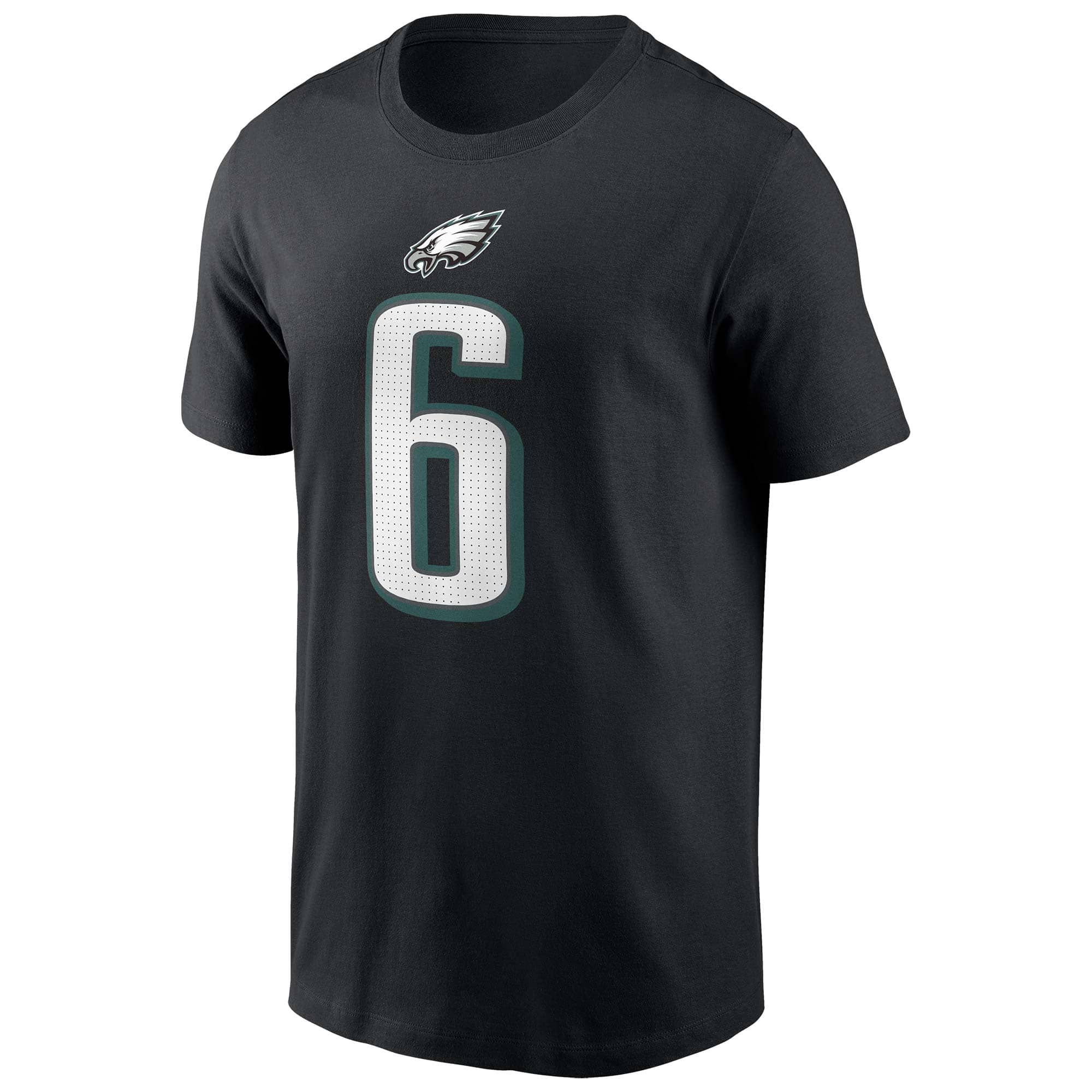 DeVonta Smith #6 Philadelphia Eagles Nike Player NFL T-Shirt Black