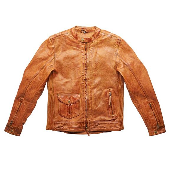 Fuel BOURBON Motorcycle Jacket - YellowRef: FUE0001