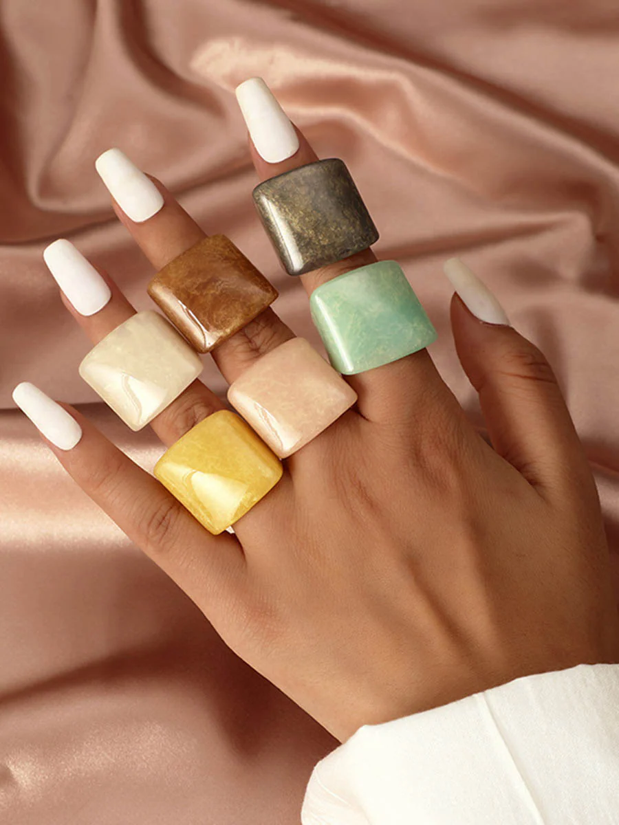 Geometric Rings Accessories