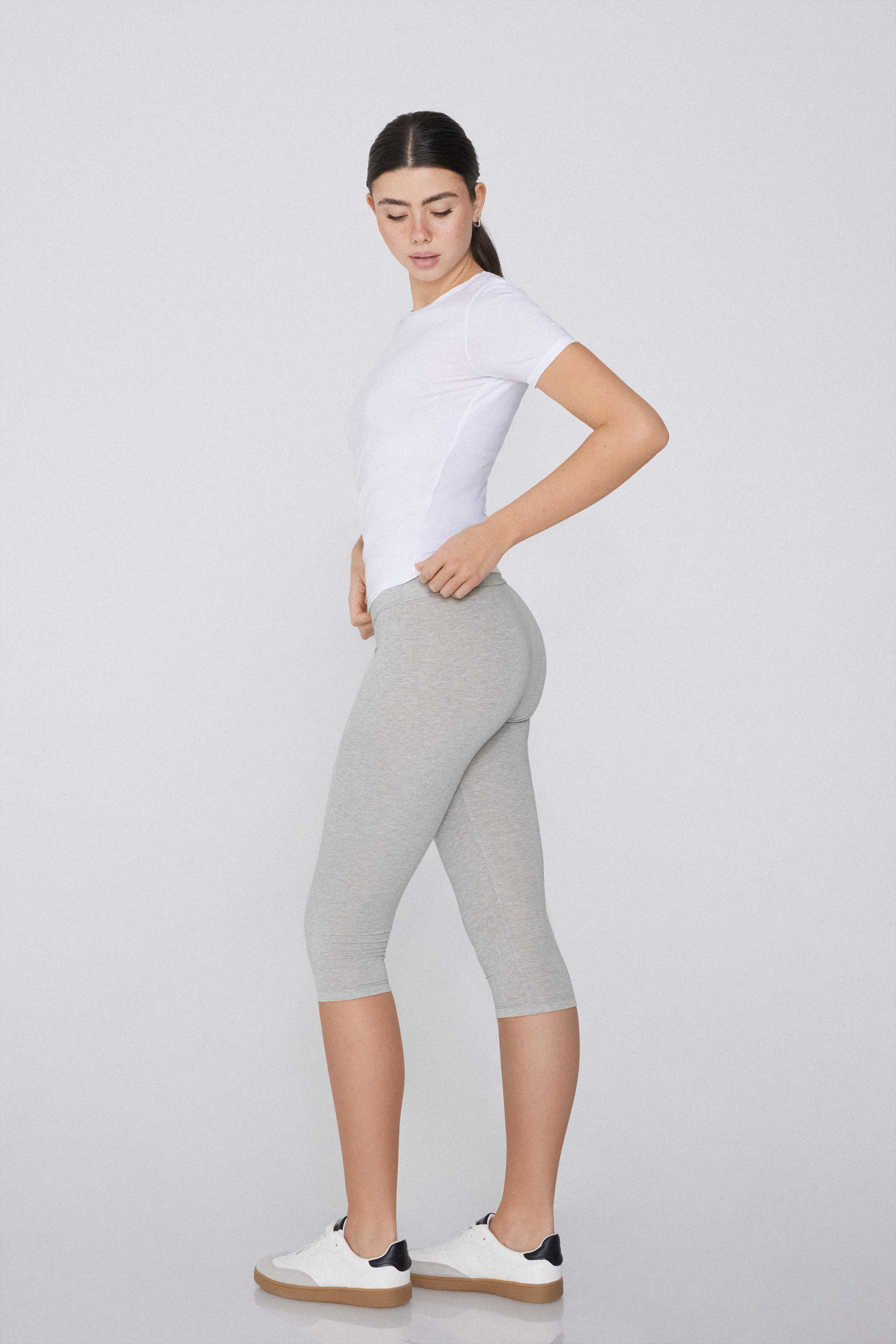 Organic Cotton Capri Leggings