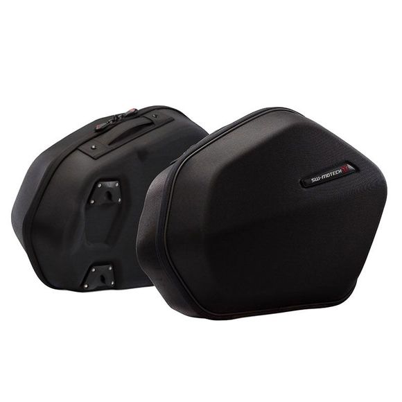SW-MOTECH AERO ABS Suitcase WITH SUPPORT (2 x 25 Liters) - BlackRef: kft.01.942.60101/b