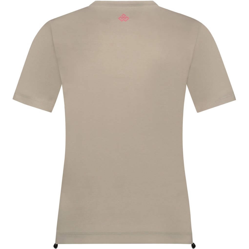 Shimano Spazio Printed MTB Short Sleeves Jersey Women - beige