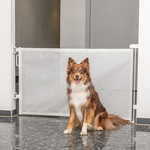 Trixie Retractable Dog Gate - 0-137 × 86 cm