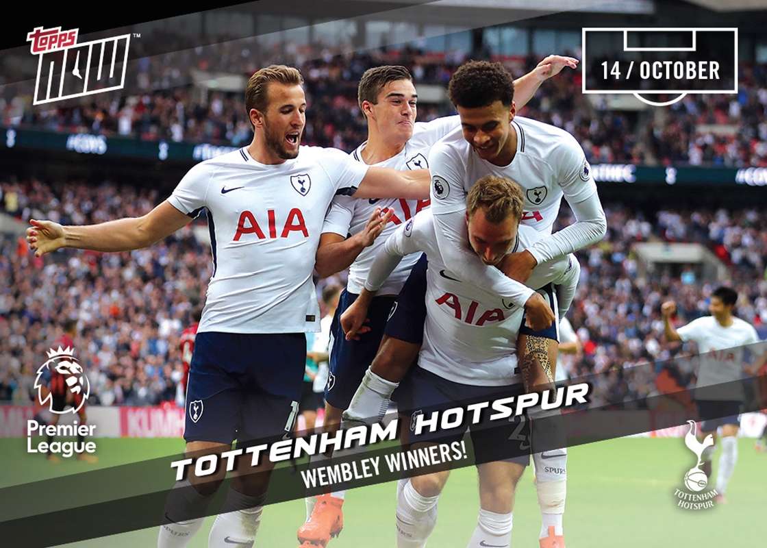 WEMBLEY WINNERS! - TOTTENHAM HOTSPUR - PL Topps NOW™ Card 38 PRINT RUN QTY: 35 CARDS