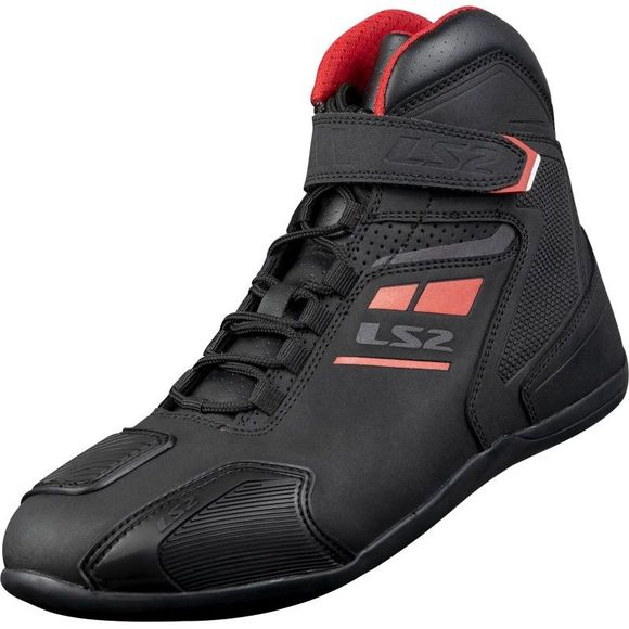 Ls2 Garra Lady Motorcycle Sneakers - Black / RedRef : LS1415