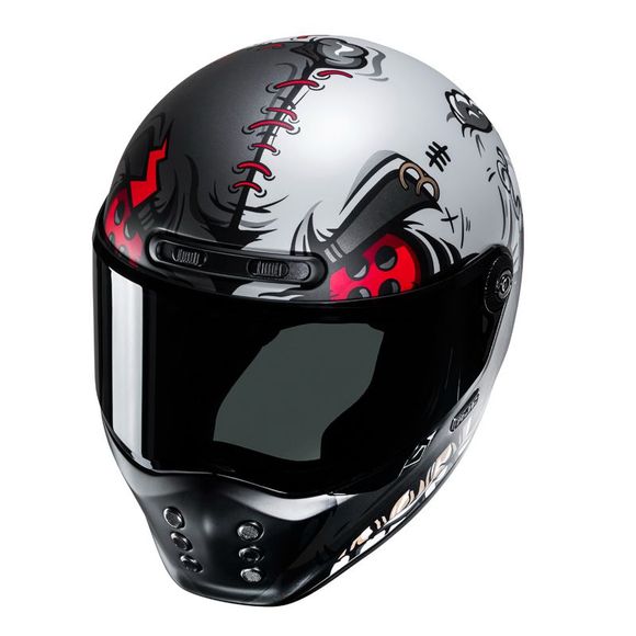 Full-Face Helmet HJC V10 - VATT - Black / RedRef: HJ1086