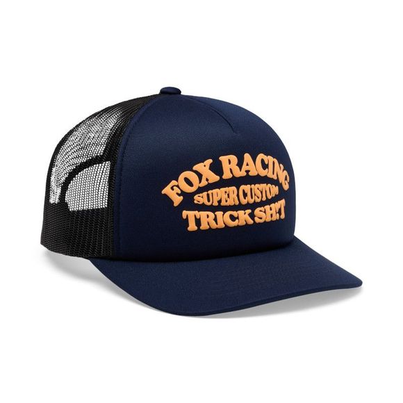 Fox Trick Mesh Trucker Hat Cap - BlueRef: FX6401