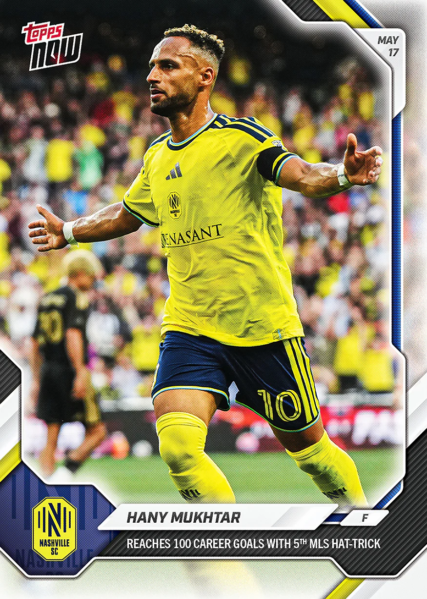 Hany Mukhtar - 2026 MLS Topps NOW® - Card 49 - PR: 399
