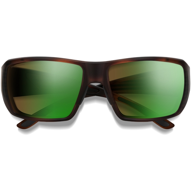 Smith Guide's Choice S ChromaPop Glass PolarChromic Glasses - Matte Tortoise - Brown Green Mirror