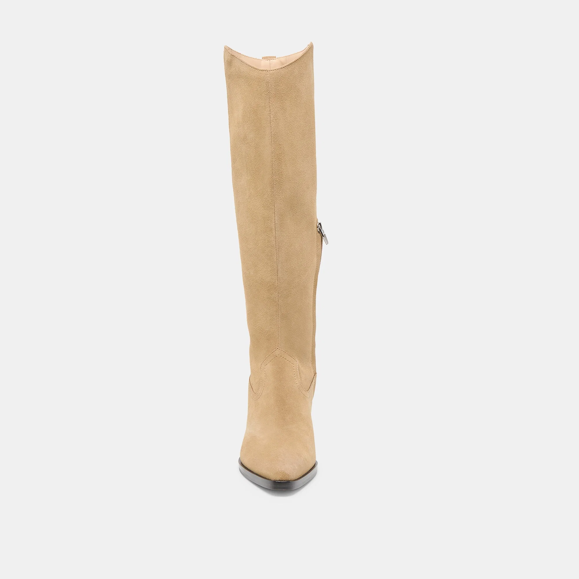 VIRONA H2O WIDE CALF BOOTS DK TAUPE SUEDE