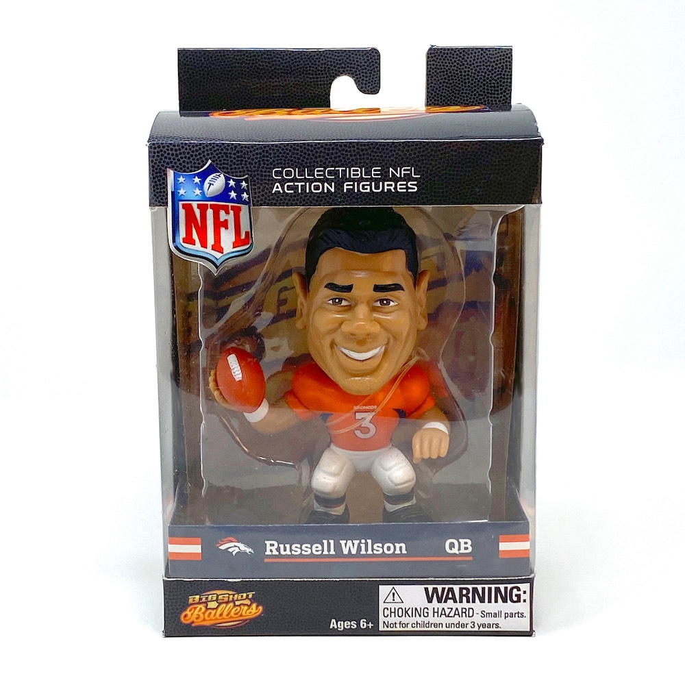 Russell Wilson Denver Broncos Big Shot Ballers NFL Figure