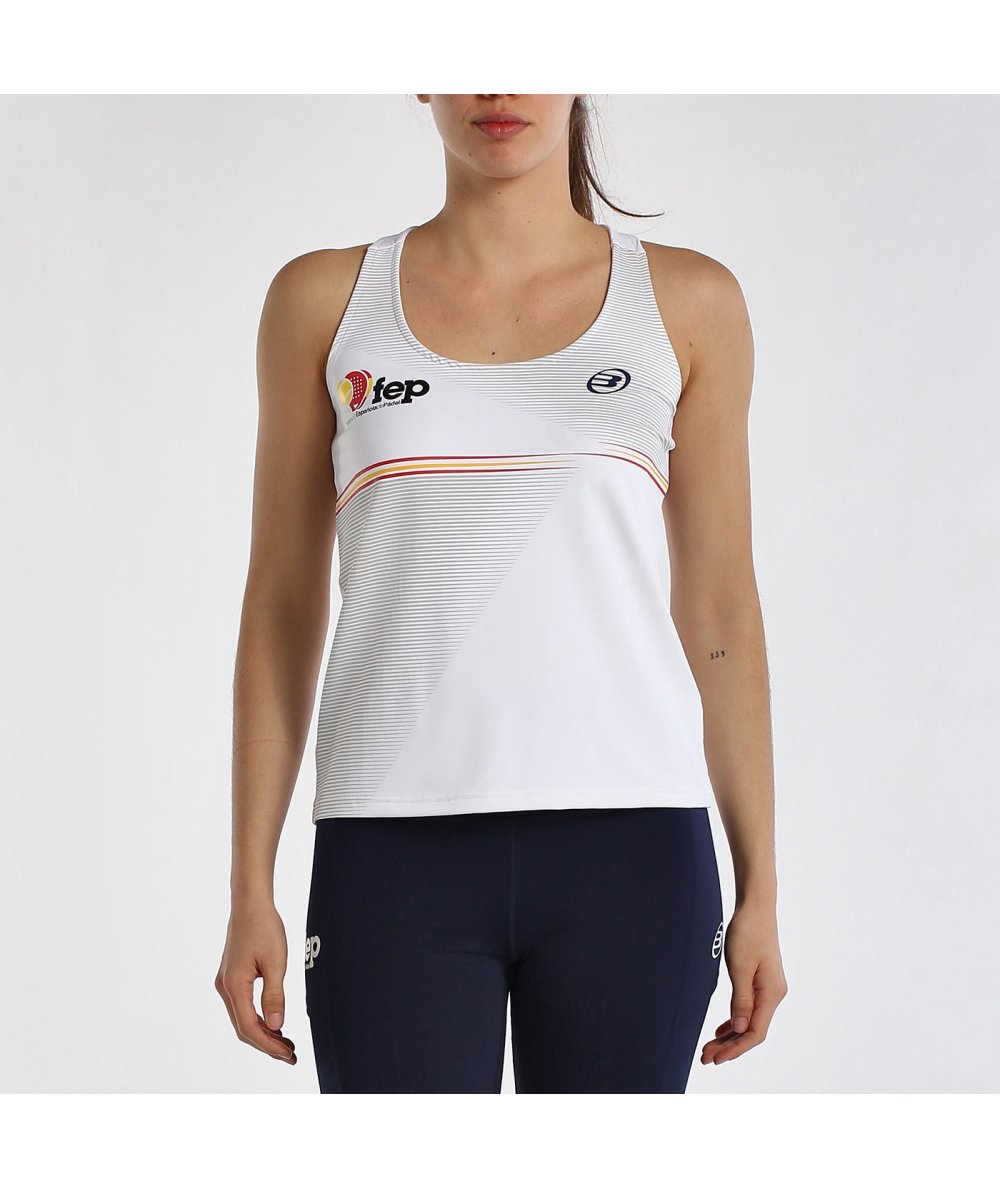 TANK TOP BULLPADEL FUNI WHITE