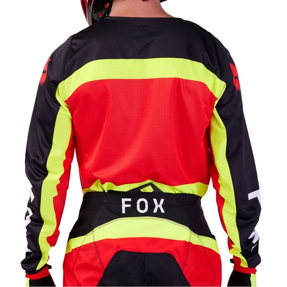 Maillot cross Fox 180 - BALLAST 2024 - Noir / RougeRef : FX4101-C989