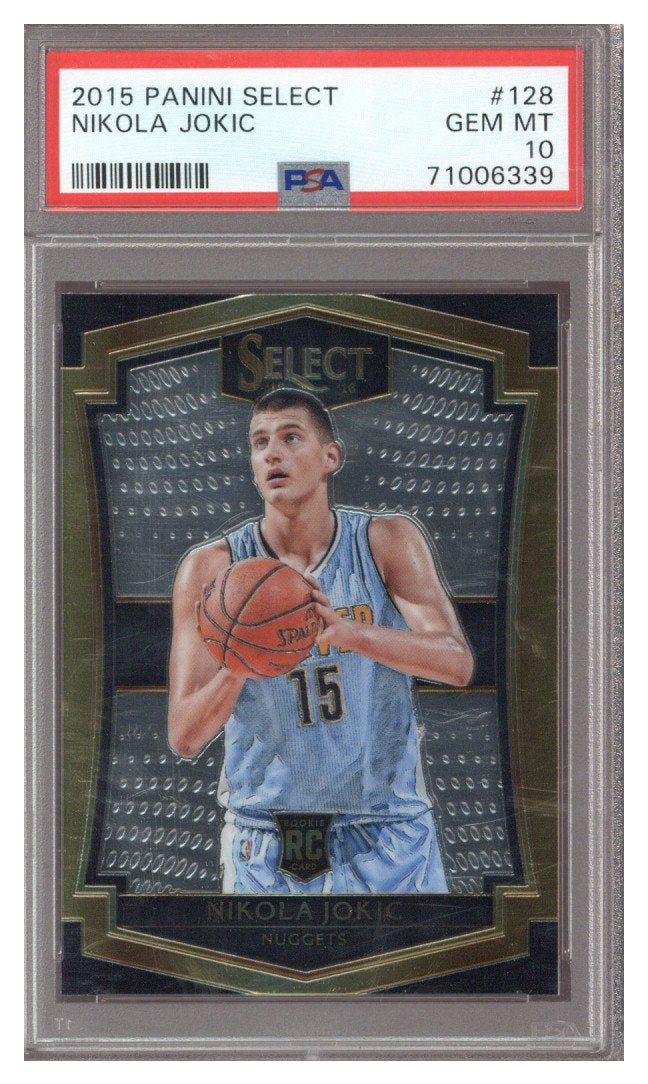 2015/16 Panini Select Nikola Jokic Rookie PSA 10