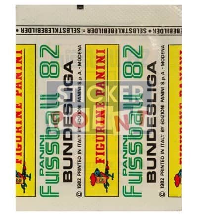Panini Fussball 82 Packet - original With 4 Stickers