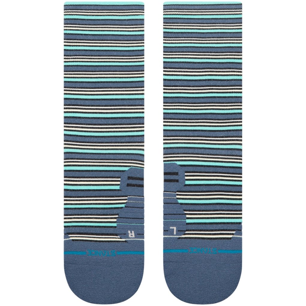 Stance Earnie Light Crew Socks Unisex - seablue