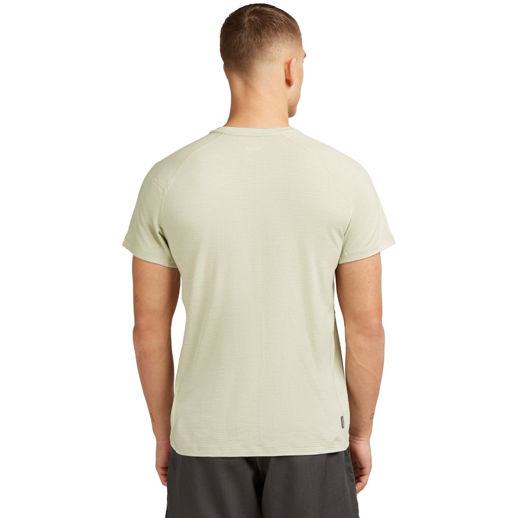 Icebreaker Merino 200 Waffle Elevation Short Sleeve Tee Men - Ashen