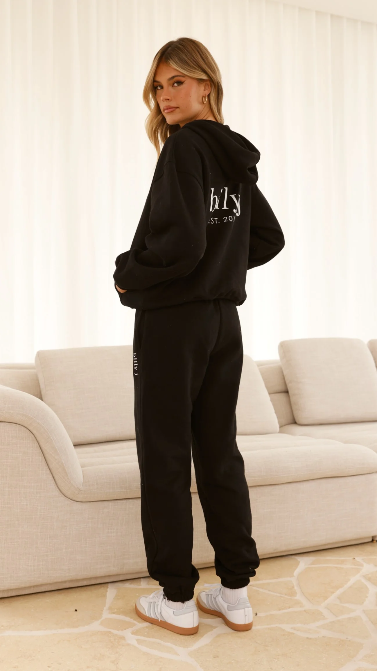 Billy J Trackie Pants - Black