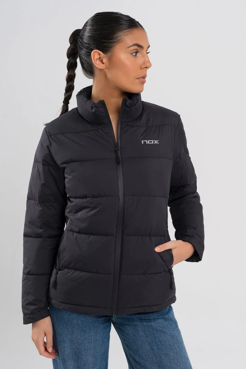 Women's quilted jacket TEAM black