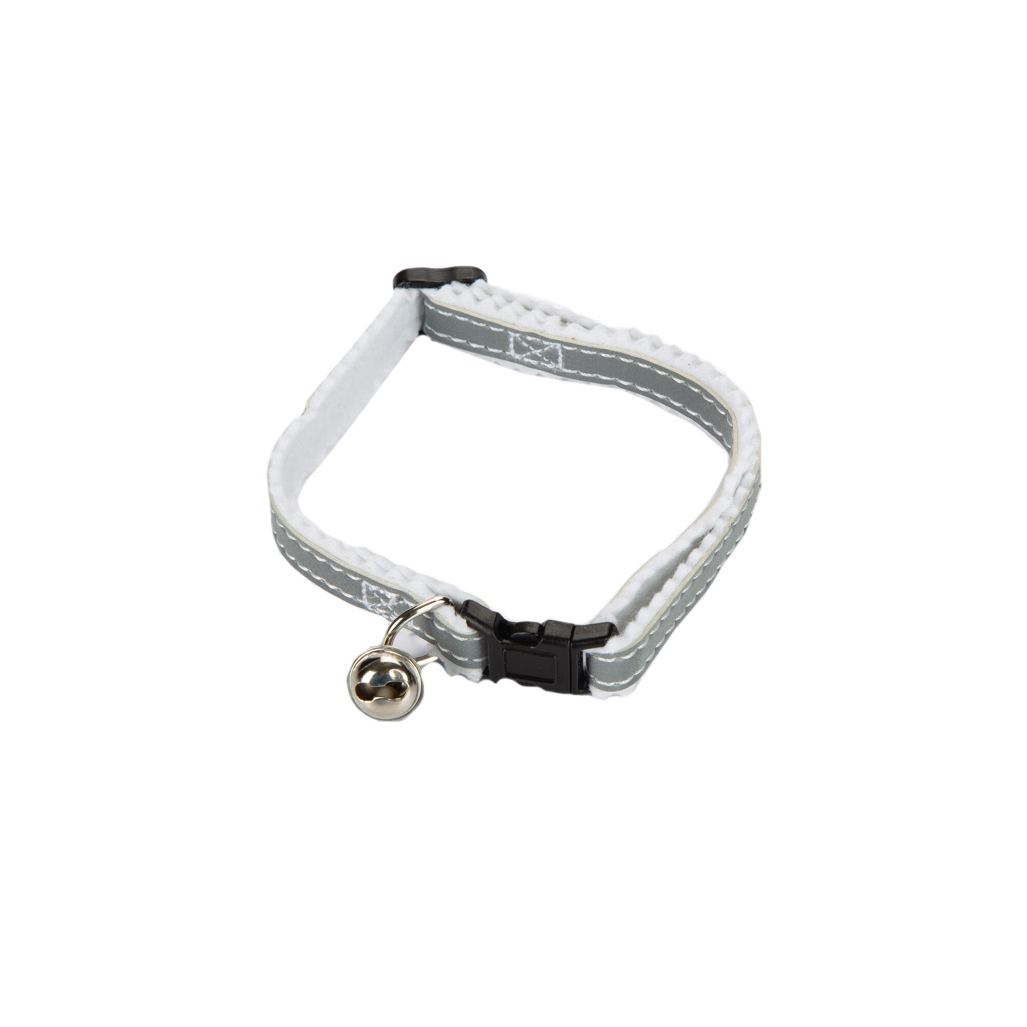 Beeztees Cat Collar - Grey/White - 32 x 1 x 0.2 cm