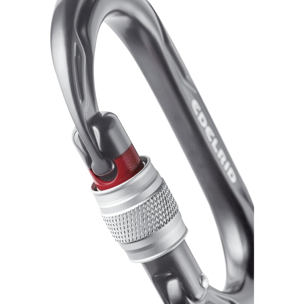Edelrid Kiwi Screw Carabiner - anthracite