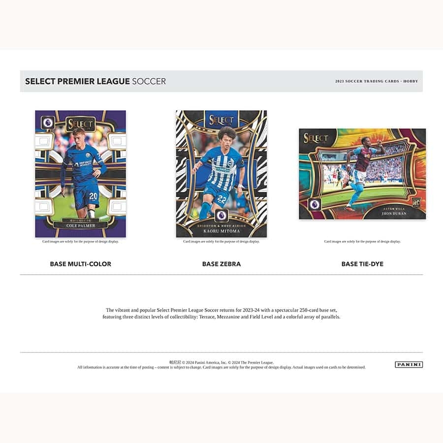 2023/24 Panini Select Premier League Soccer Hobby Box