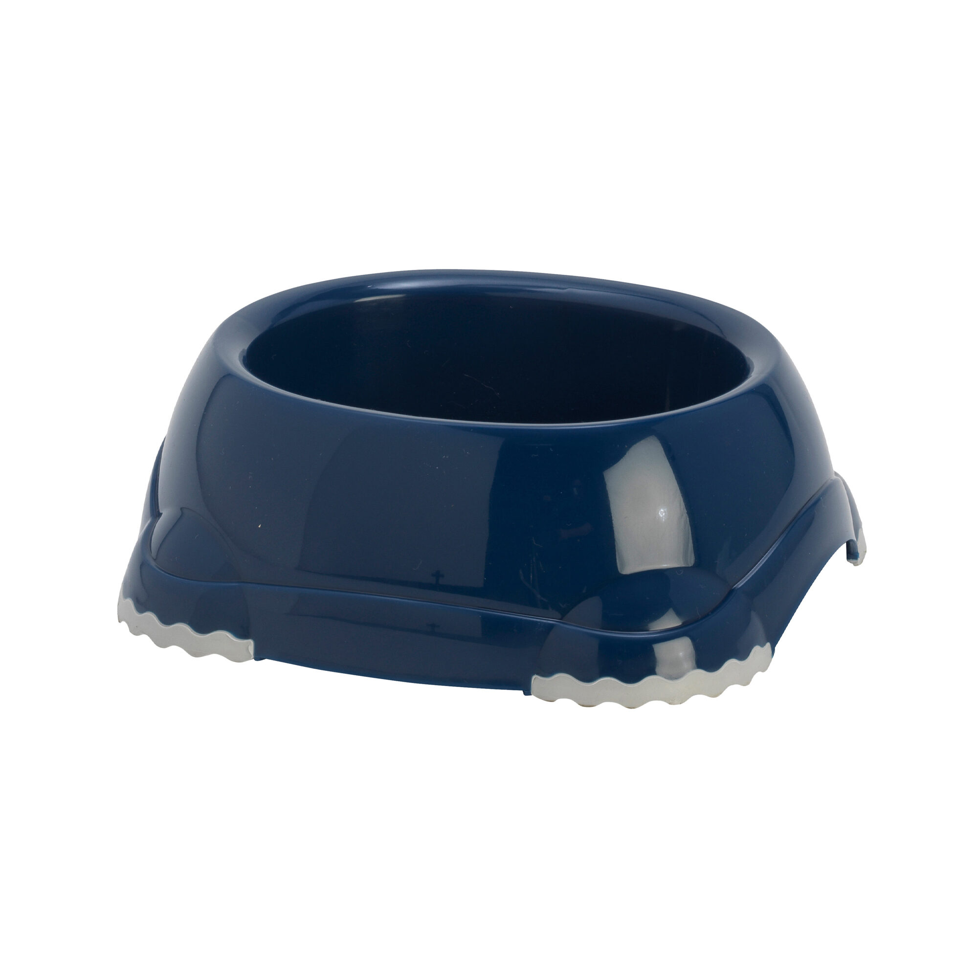Moderna Plastic Cat Food Bowl Smarty - Dark Blue - 12cm