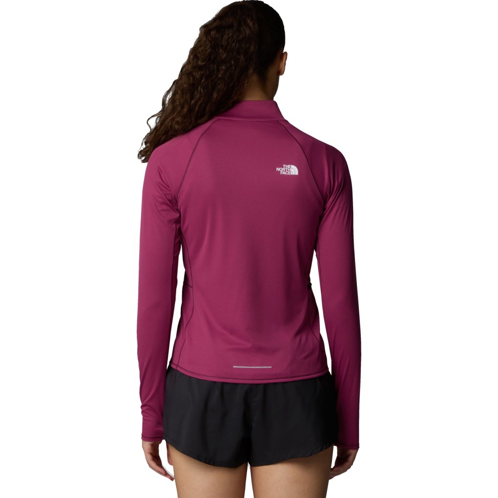 The North Face Sunriser 1/4 Zip Long-Sleeve Top Women - Cyber Berry