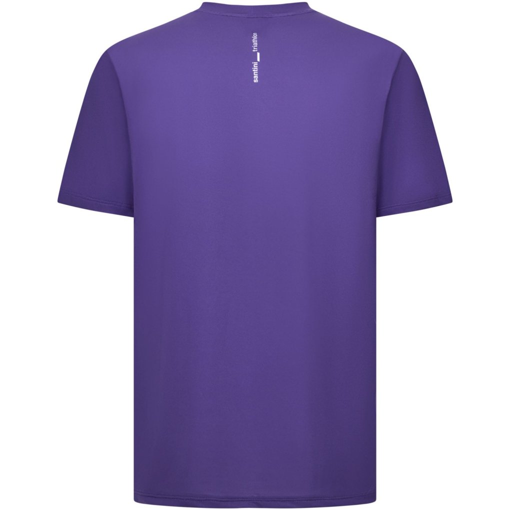 Santini Stream Running T-Shirt Men 5T499GLLSTRM - viola