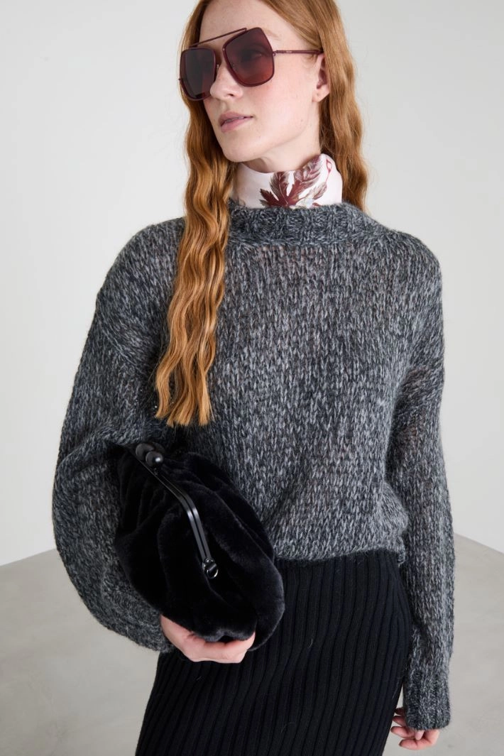 Silk twill scarf - PINK