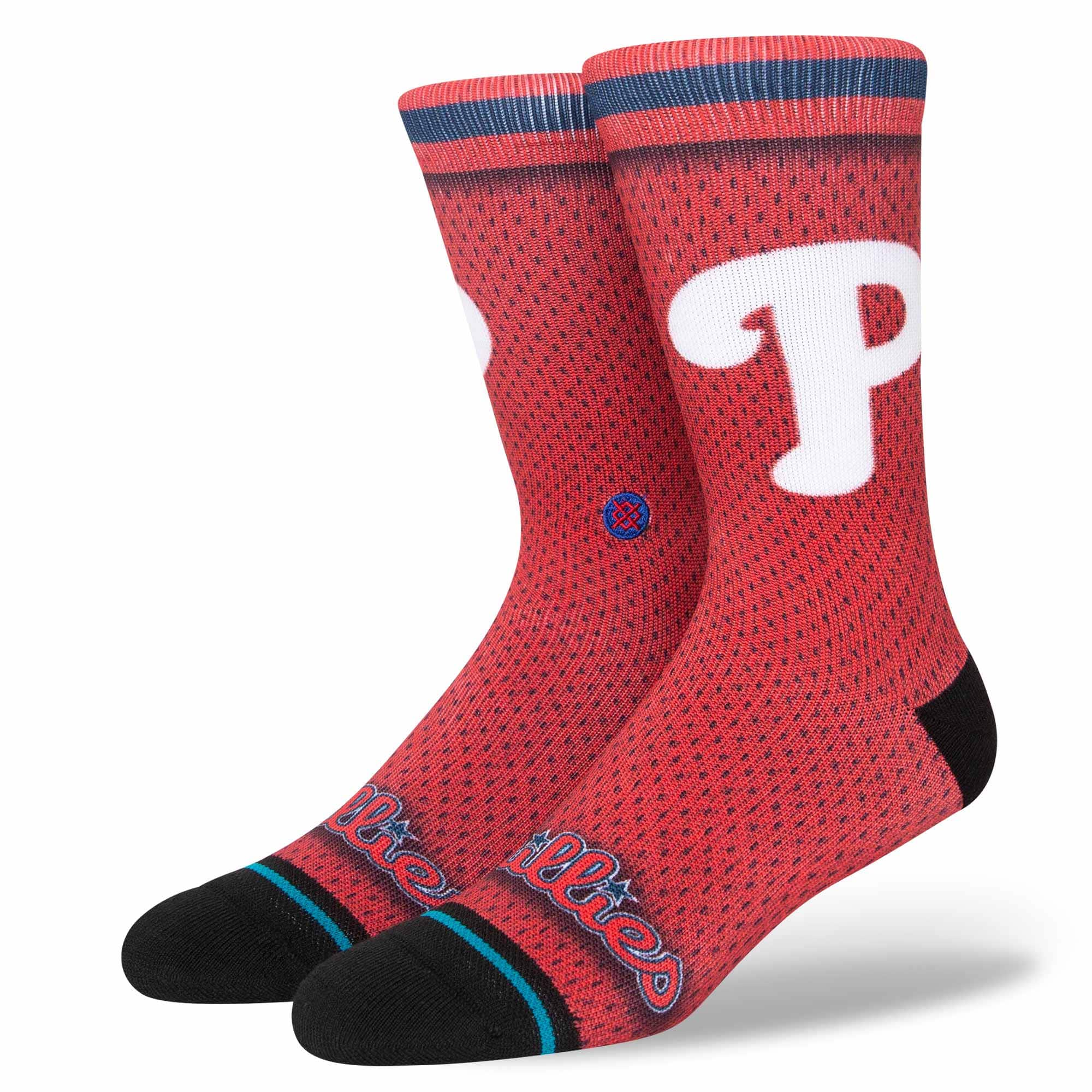 Philadelphia Phillies MLB Batting Practice Stance Crew Socks