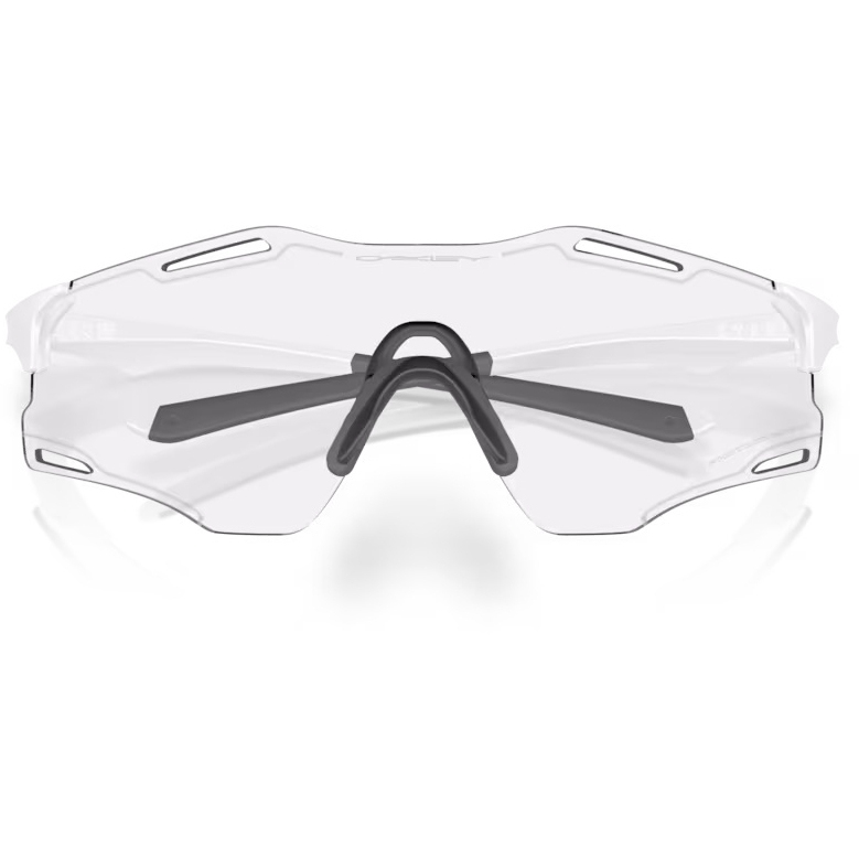Oakley Cybr Zero Glasses - Matte White/Clear - Black Photochromic - OO9512D-0139