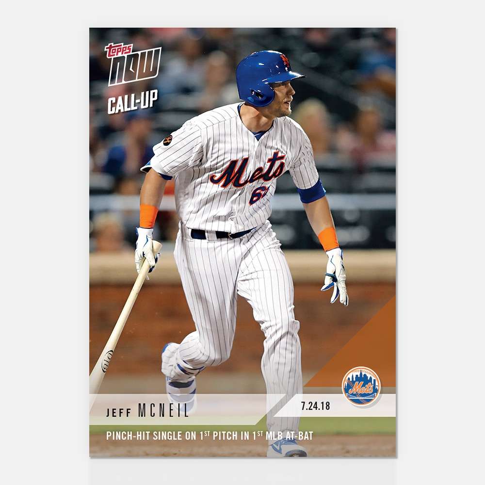 Jeff McNeil - 07/24/2018 TOPPS NOW® Card 497 - Print Run: 431