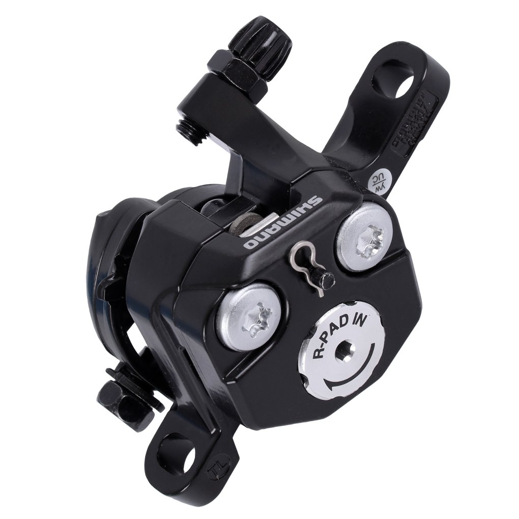 Shimano BR-R317 Mechanical Road Disc Brake Caliper - G01S Resin - front - black