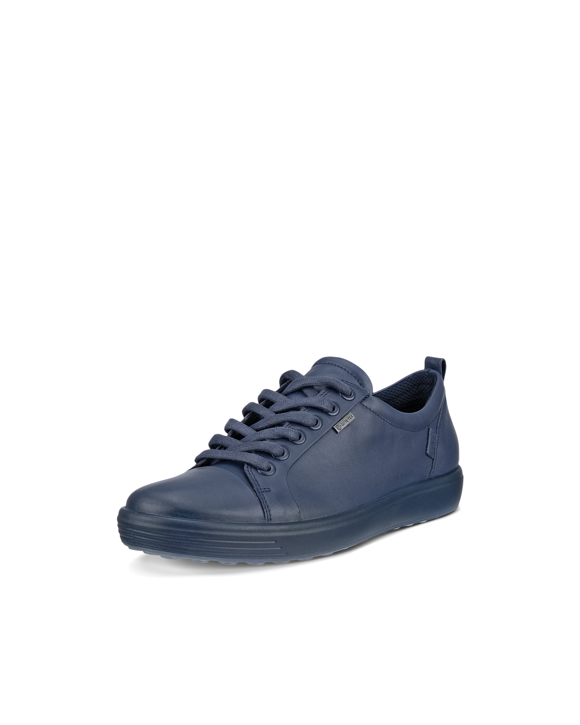 ECCO SOFT 7 W Damen Ledersneaker mit Gore-Tex Blau
