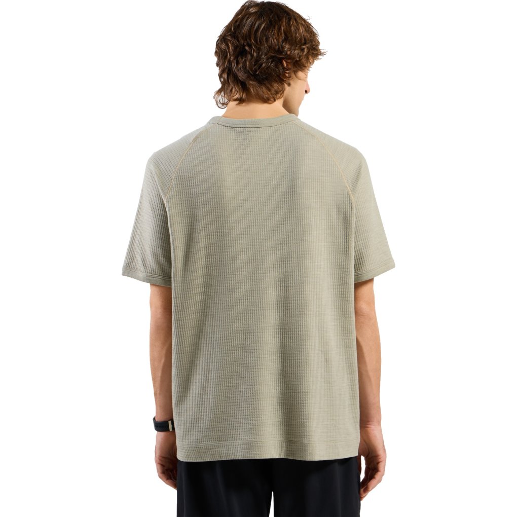 Odlo Ascent Merino-Blend Waffle T-Shirt Men - agate gray