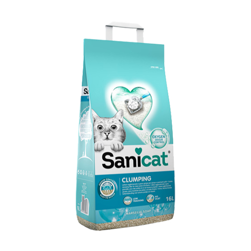 Sanicat Cat Litter Marsella Soap - 16 L