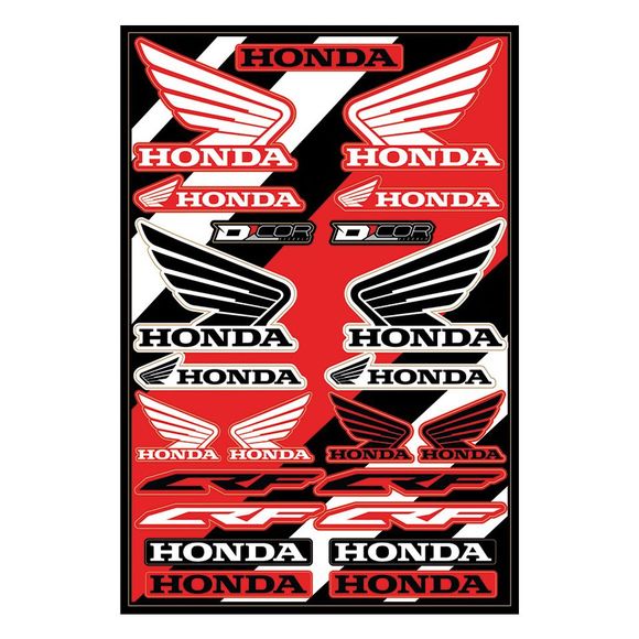 D'cor Honda Cor2 Sticker Sheet - RedRef: DCO0001 / 40-10-101