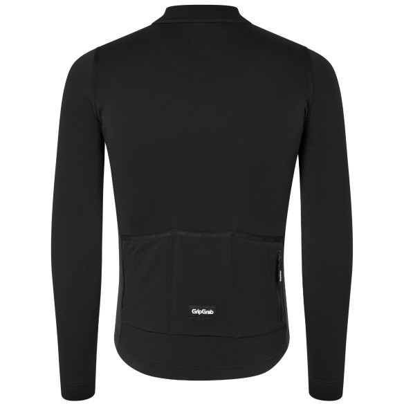 GripGrab EXPLR Merinotech Thermal Long Sleeve Jersey Men - Black