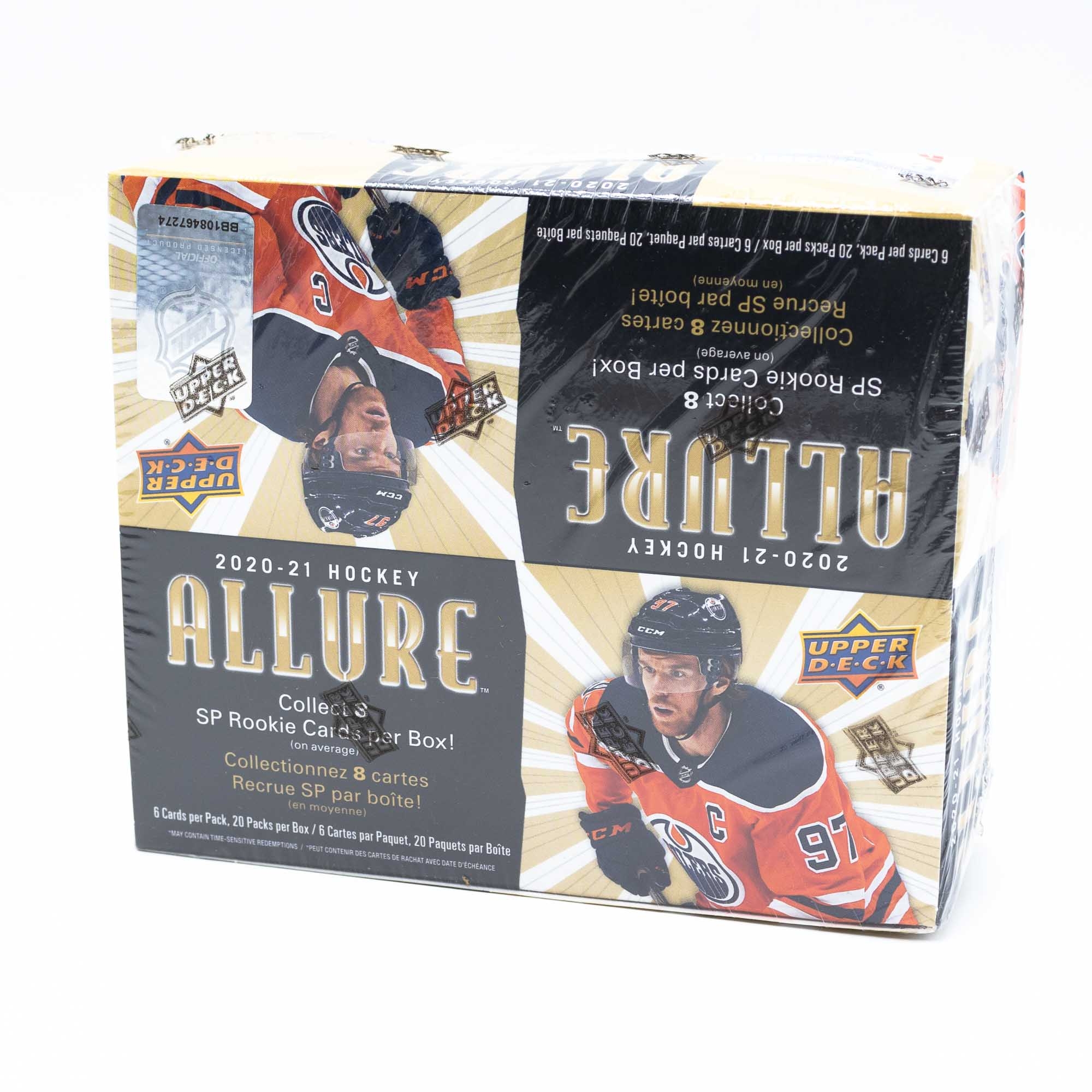 2020/21 Upper Deck Allure Hockey Retail Box NHL