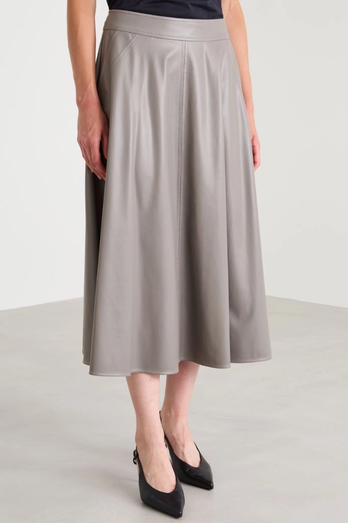 Flared skirt - GREY