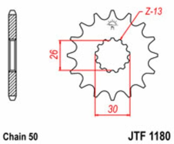 JT. Standard steel 1180 - 530Ref: Jtc00290A / 1077209002