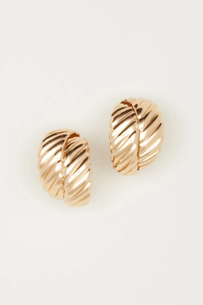 Metal earrings - GOLD