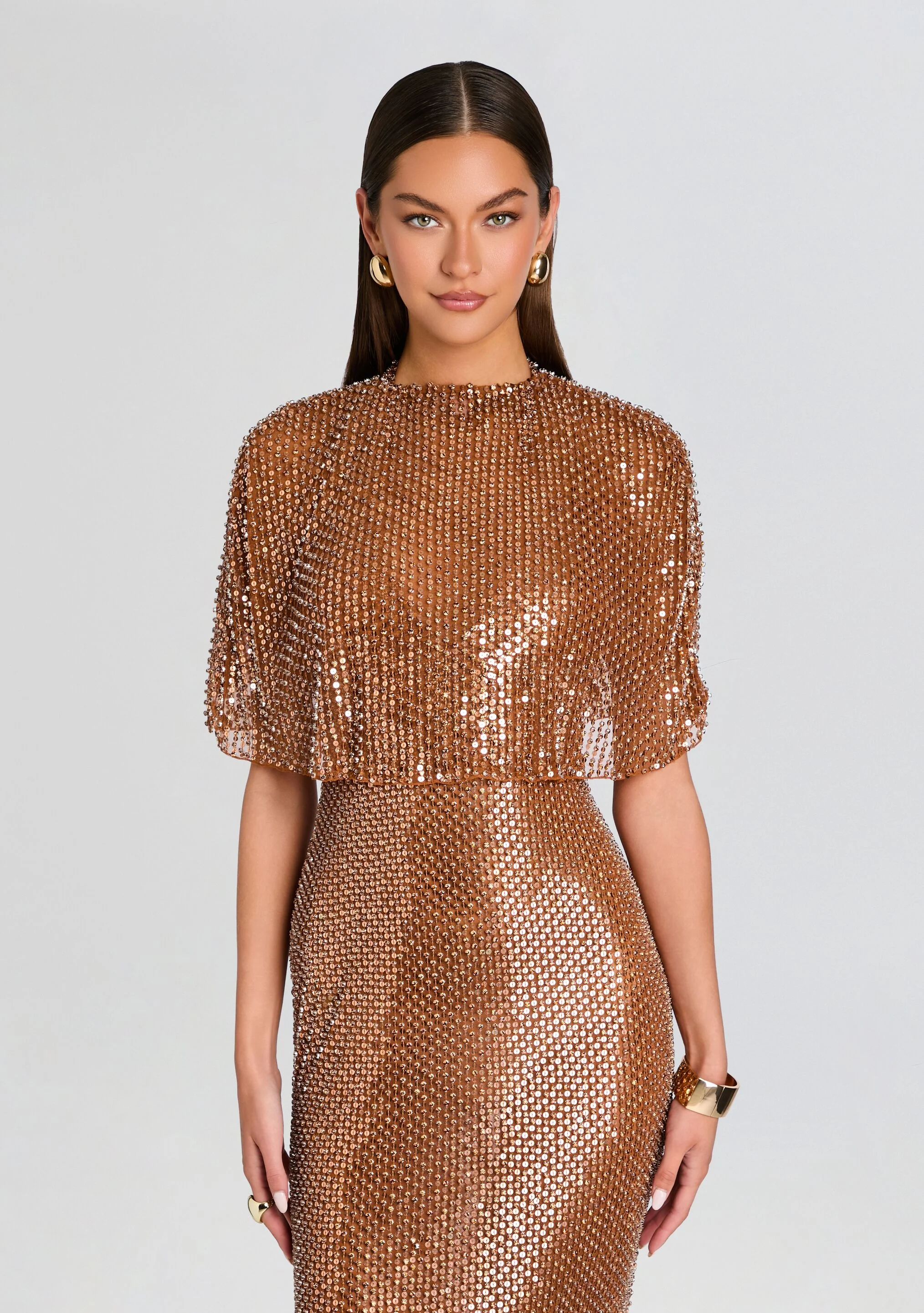 Sylvey Sequin Cape