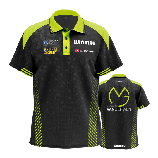 Winmau Michael Van Gerwen Stage polo shirt