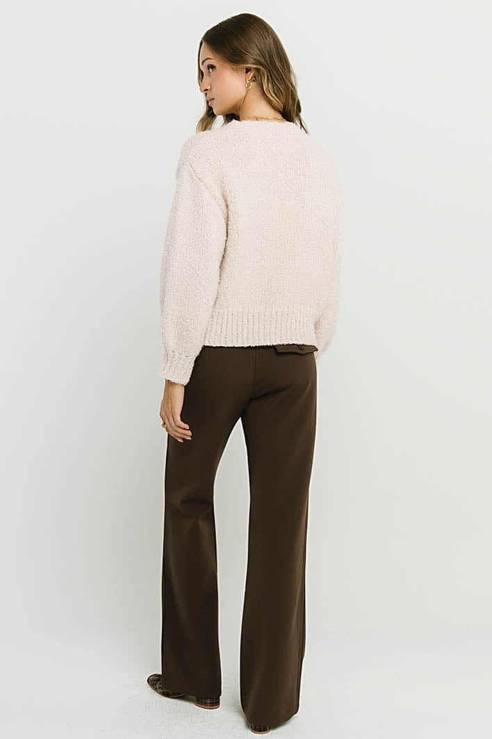 Markie Knit Cardigan in Cream