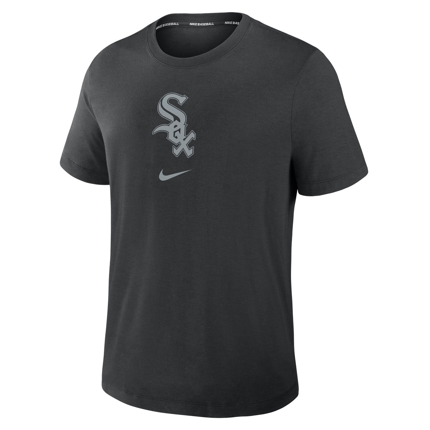 Chicago White Sox Early Work 2025 MLB Authentic Nike Tri-Blend T-Shirt Black