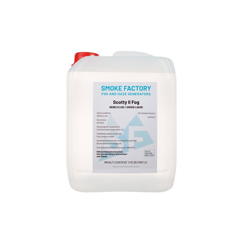 Smoke Factory Scotty II Fog Fluid 5L – Thomann Ireland