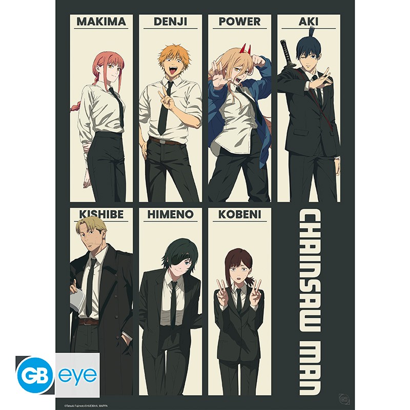 CHAINSAW MAN Set 2 Chibi Posters Devil Hunters