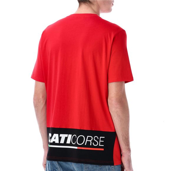 Kenny MARC MARQUEZ DUCATI CORSE Short Sleeve T-shirt - Black / RedRef: KE2523